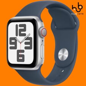 Apple Watch Series 9 (2023) GPS + Celular 45 mm - Alumínio Prateado - Bracelete desportiva Azul (Grade A)