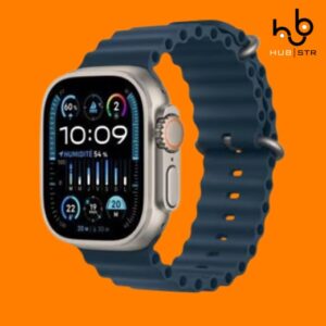 Apple Watch Ultra 2 (2023) GPS + Celular 49 mm - Titânio Titânio natural - Bracelete Ocean Azul (Grade A)